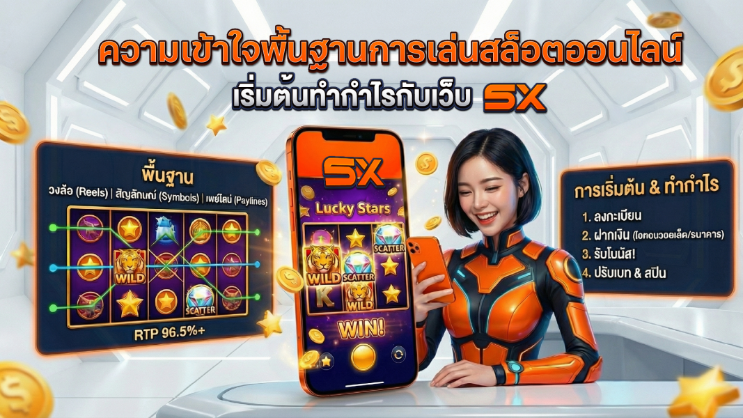 ความเข้าใจพื้นฐานเกี่ยวกับการเล่นสล็อตออนไลน์ เริ่มต้นทำกำไรกับ 5X